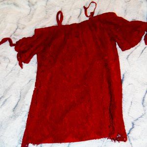 Lace Off the Shoulder Top